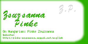 zsuzsanna pinke business card